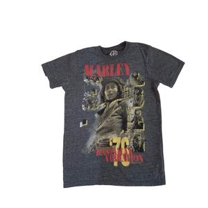 Bob Marley grey / red medium men’s tshirt